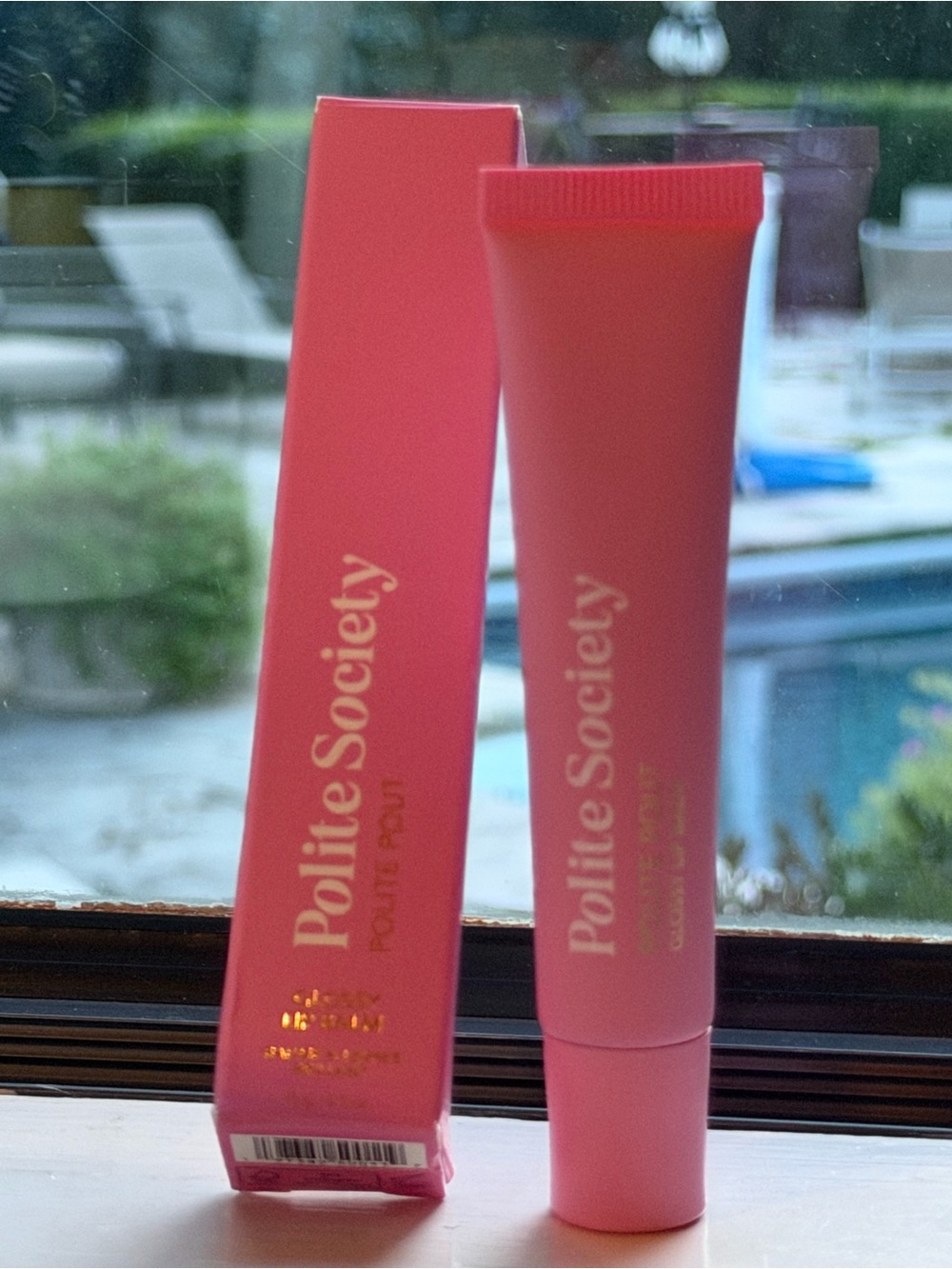 Polite Society Pink Lip Gloss Balm – Sheer Shine & Comfort